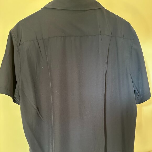 NWOT Jachs Ultra Light Weight Poly Spandex button up short sleeve - Picture 4 of 4